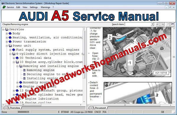 audi a5 service manual